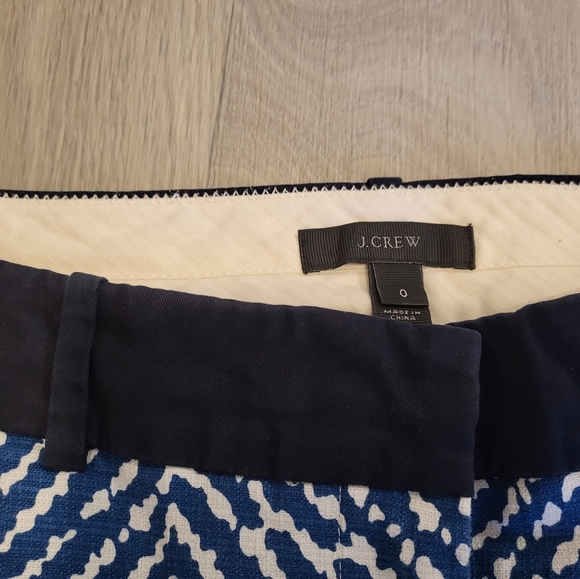 *J. CREW, 0, Navy Ikat - Picture 2 of 5